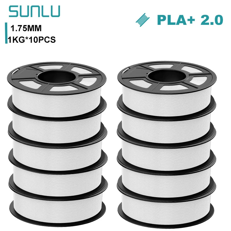 Filament SUNLU PLA Plus Biały (WHITE)