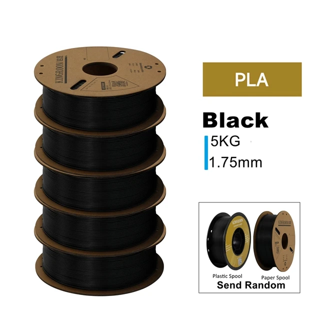 Filament Kingroon PLA Czarny (BLACK)