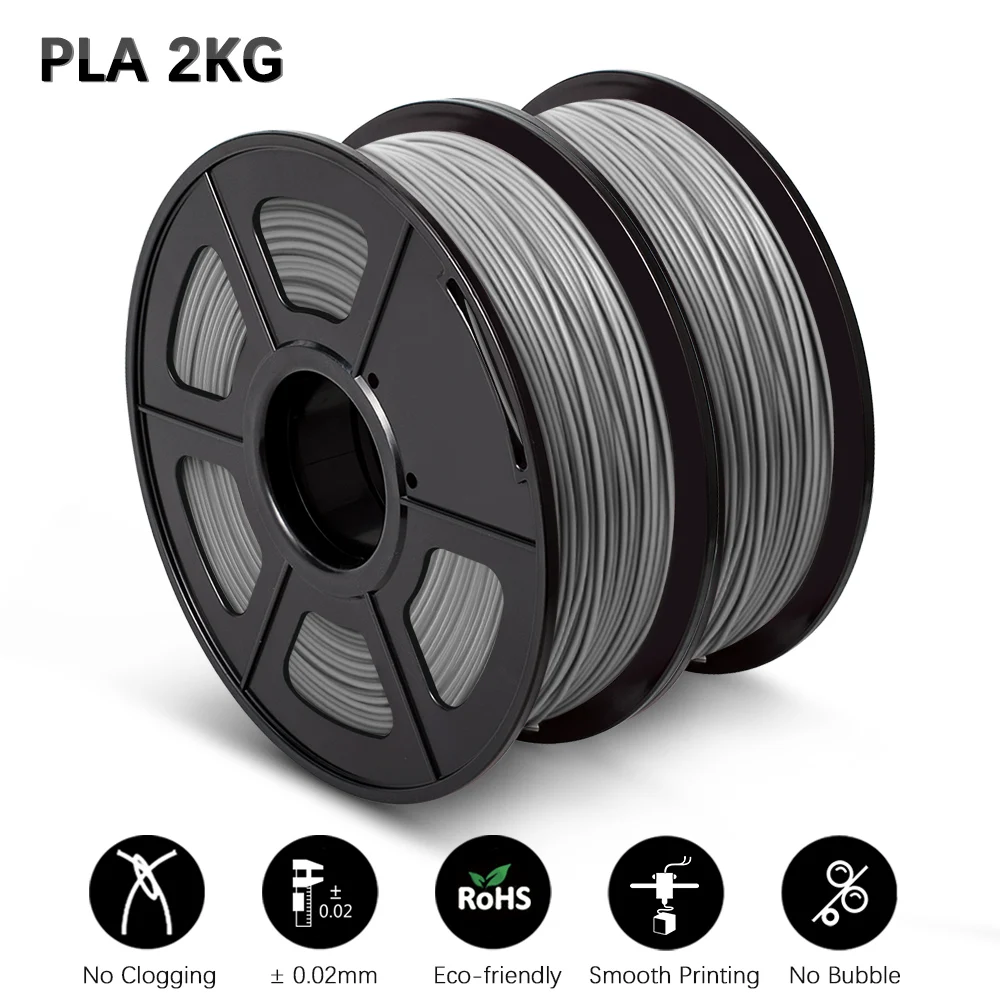 Filament SUNLU PLA Plus Szary (GRAY)