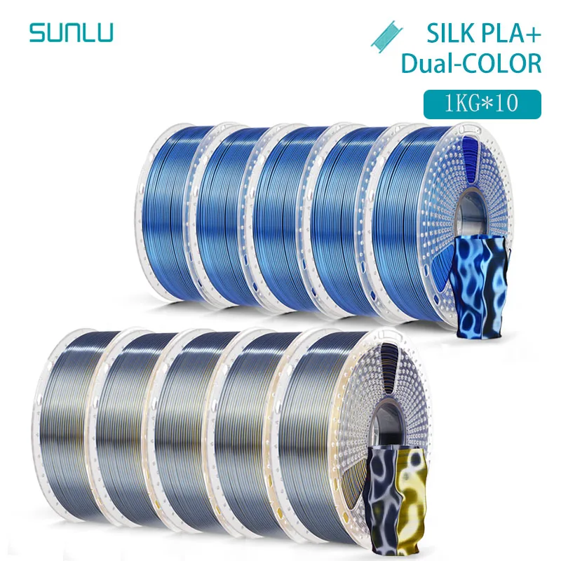 Filament SUNLU PLA  Dwukolorowy Jedwabny (DUAL SILK)