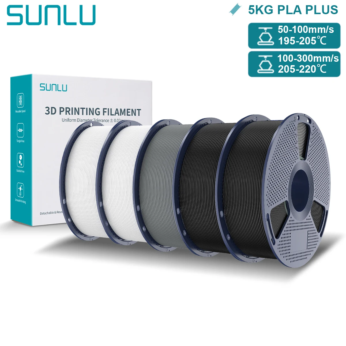 Filament SUNLU PLA Plus 