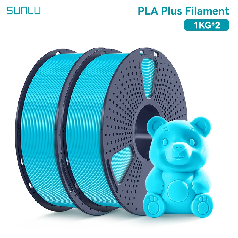 Filament SUNLU PLA Plus Niebieski (BLUE)