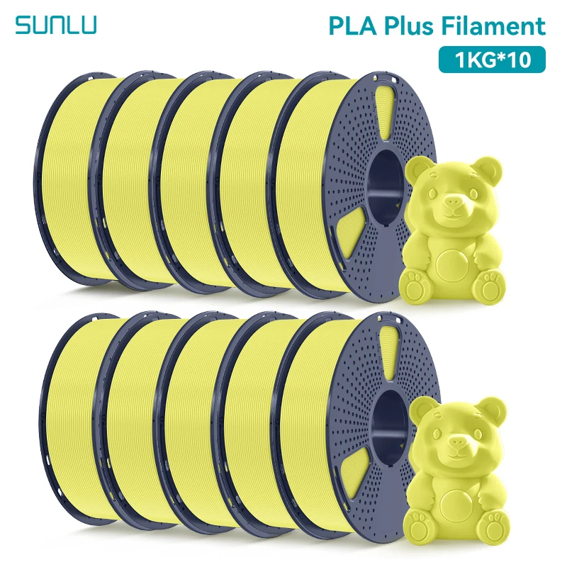 Filament SUNLU PLA Plus Żółty (YELLOW)