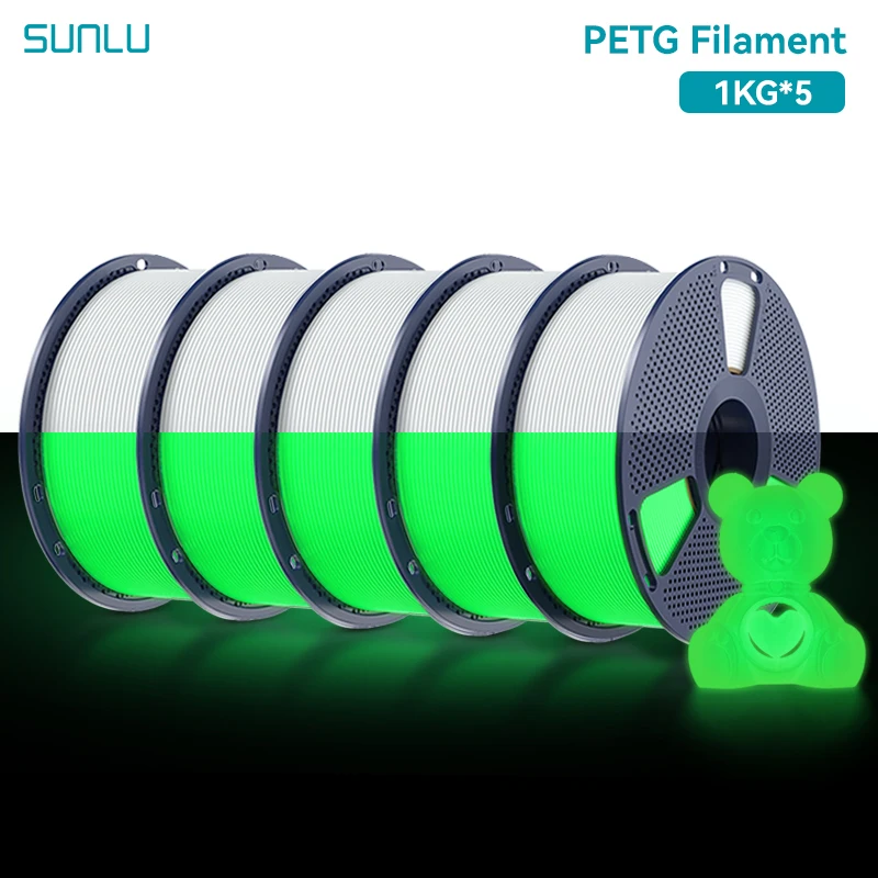 Filament SUNLU PETG Świecący w ciemności (GLOW)