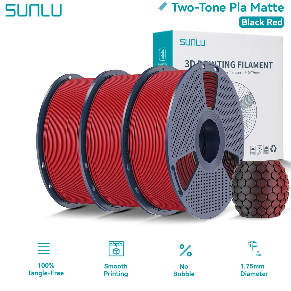 Filament SUNLU PLA  Matowy (MATTE)