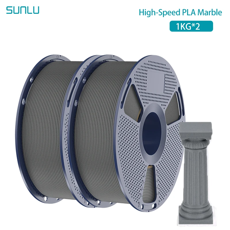 Filament SUNLU PLA High-Speed Szary Teksturowany (GRAY TEXTURED)