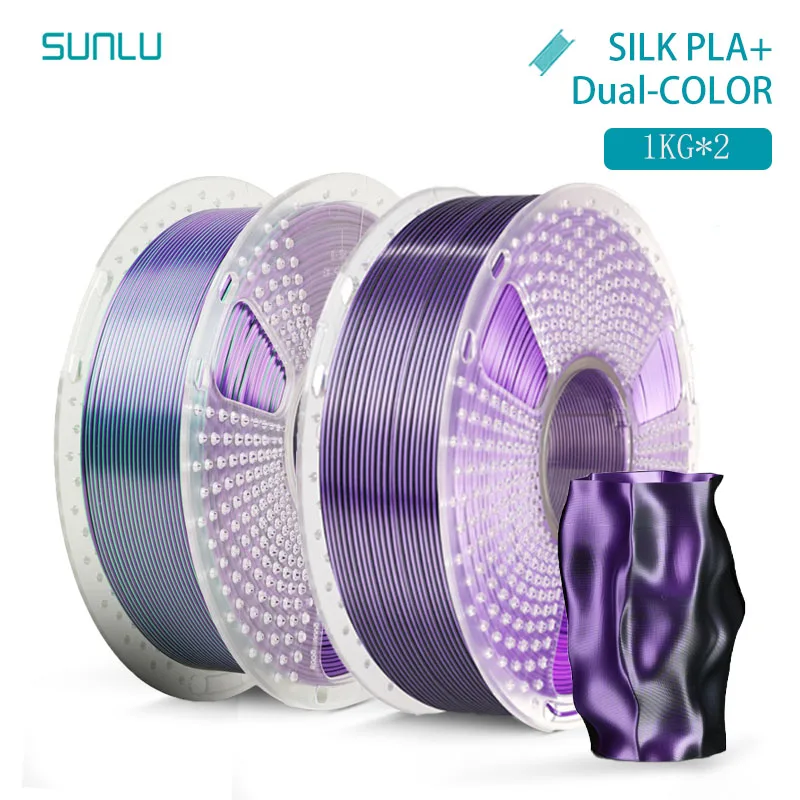 Filament SUNLU PLA  Dwukolorowy Jedwabny (DUAL SILK)