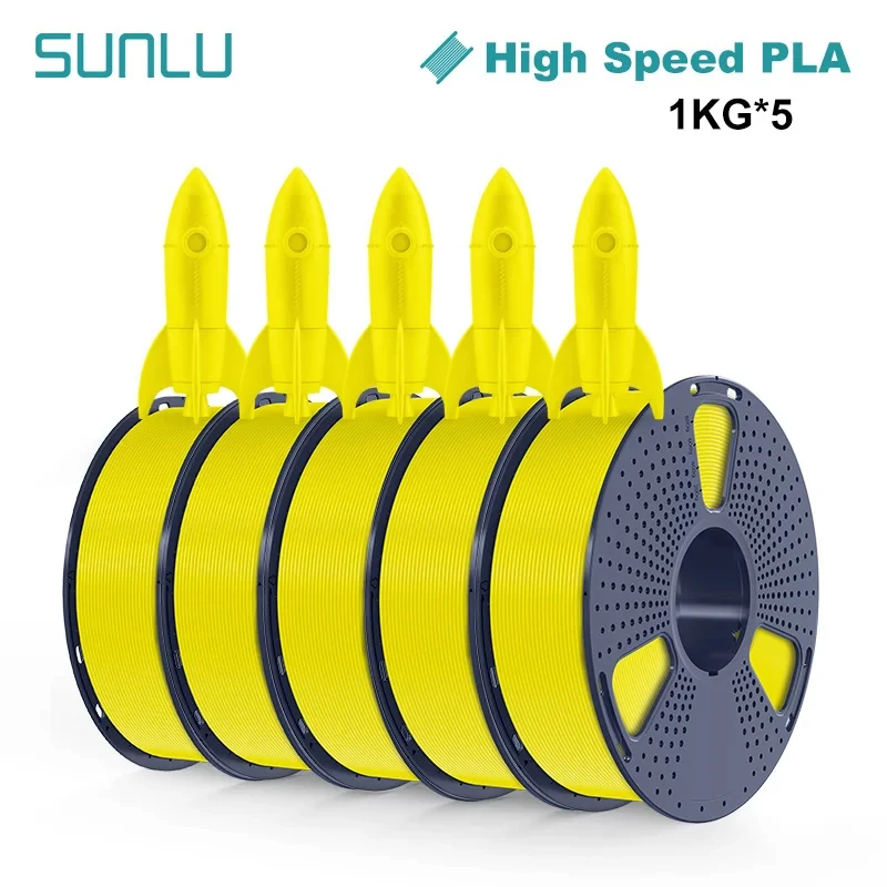 Filament SUNLU PLA High-Speed Żółty (YELLOW)