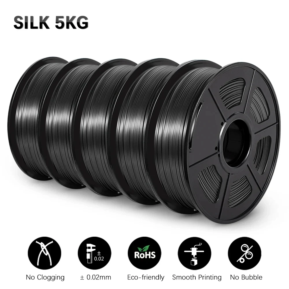 Filament TECBEARS PLA High-Speed Czarny Jedwabny (BLACK SILK)