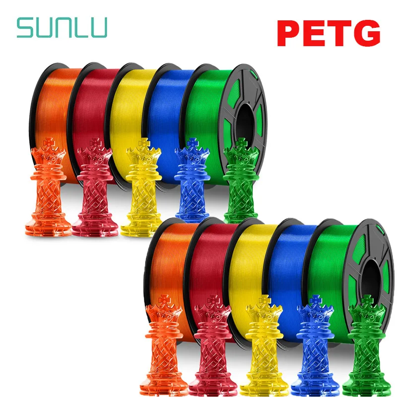 Filament SUNLU PETG Plus Naturalny Przezroczysty (NATURAL TRANSPARENT)