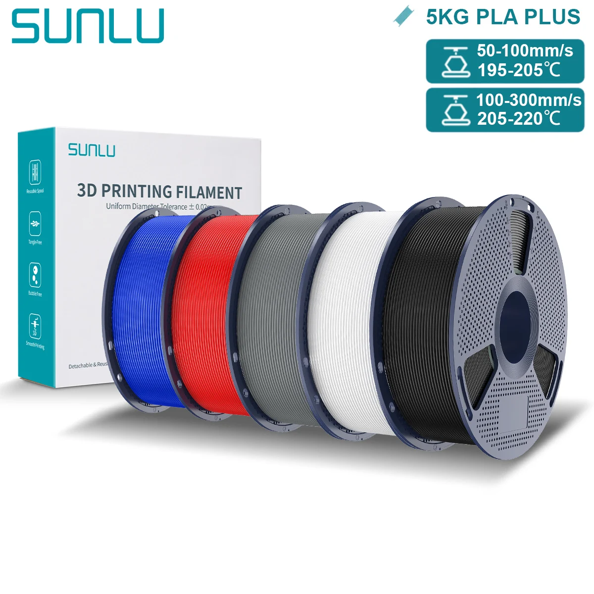 Filament SUNLU PLA Plus 