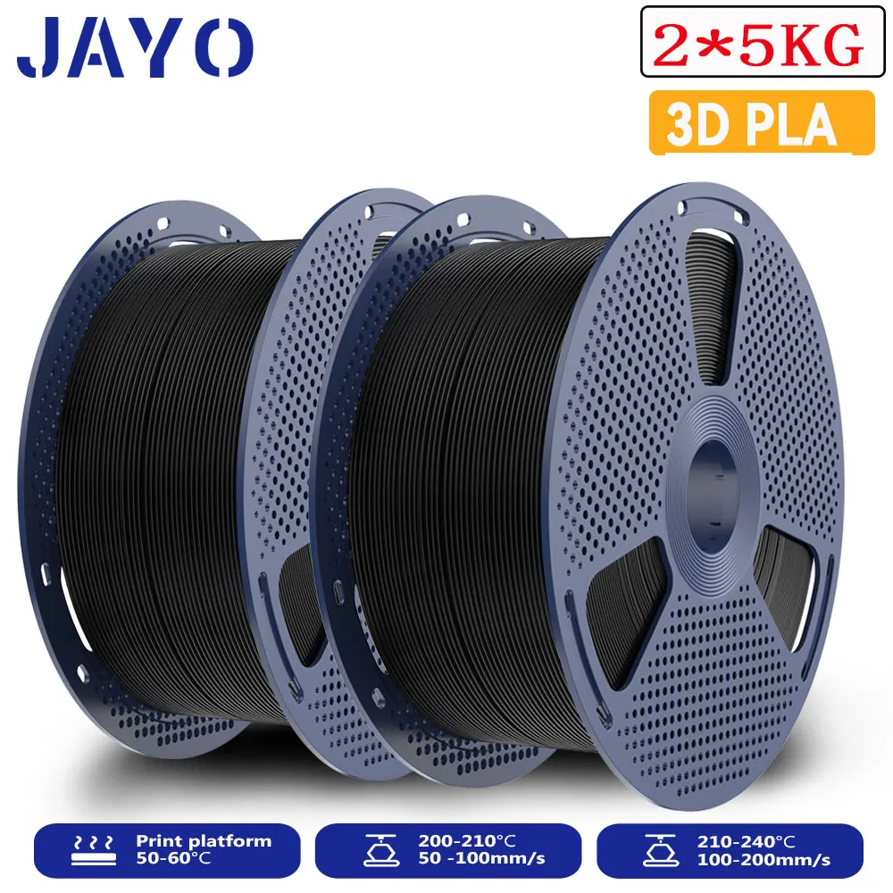 Filament JAYO PLA Plus Czarny (BLACK)