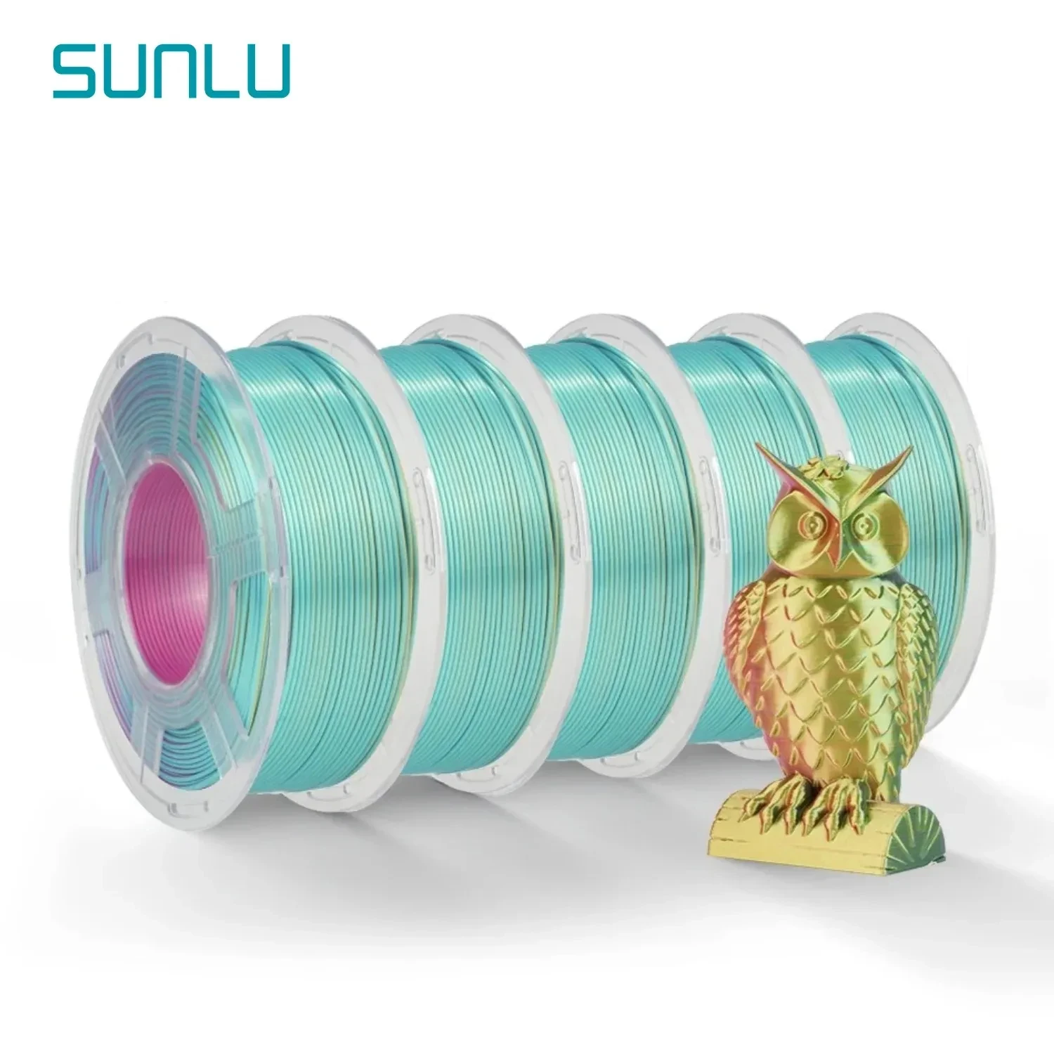 Filament SUNLU PLA Trójkolorowy Jedwabny (TRIPLE SILK)