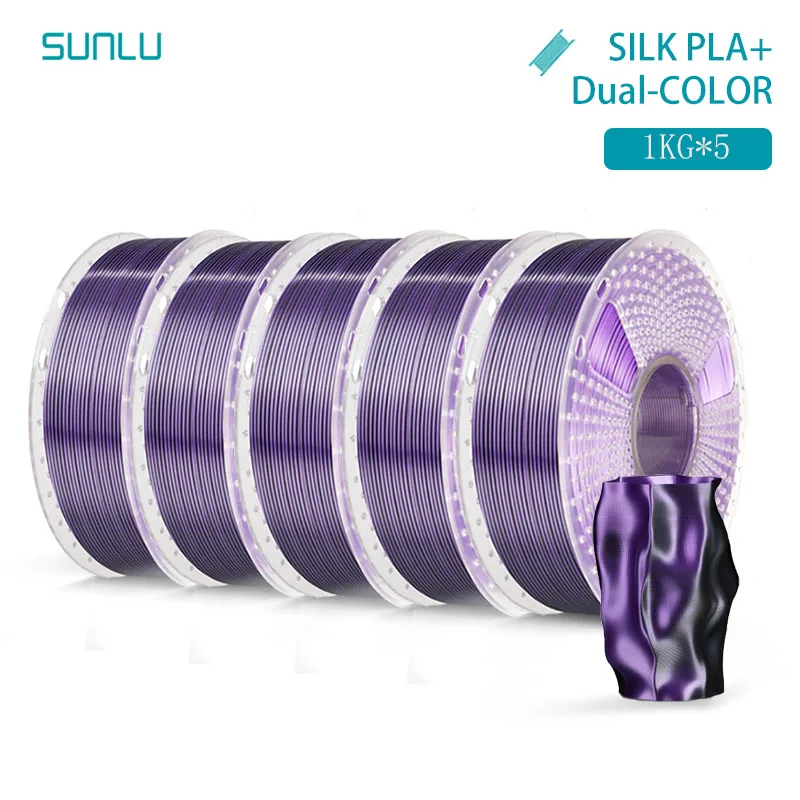 Filament SUNLU PLA  Dwukolorowy Jedwabny (DUAL SILK)