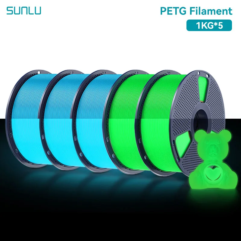 Filament SUNLU PETG Świecący w ciemności (GLOW)