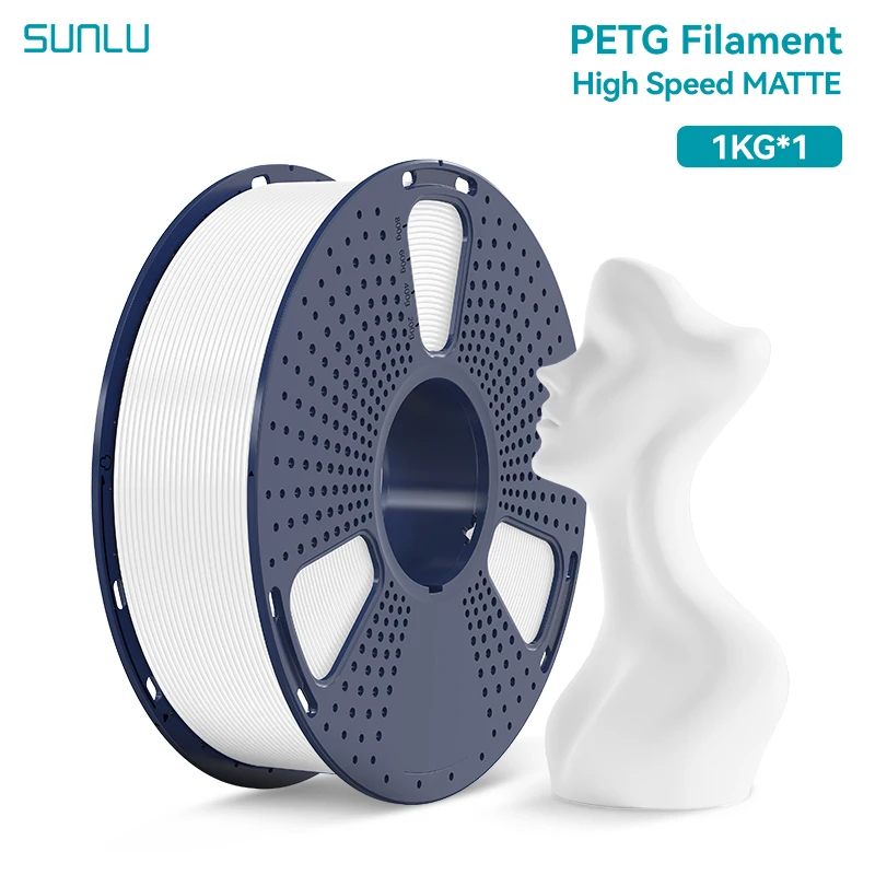Filament SUNLU PETG High-Speed Biały (WHITE)