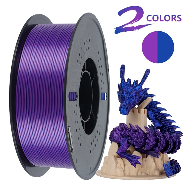 Filament Kingroon PLA  Dwukolorowy Jedwabny (DUAL SILK)