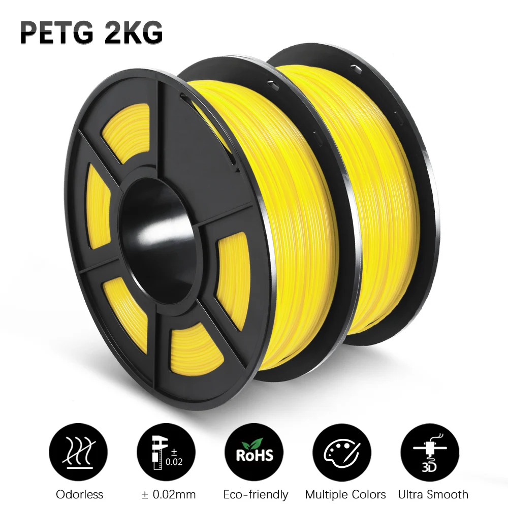Filament SUNLU PETG Żółty (YELLOW)