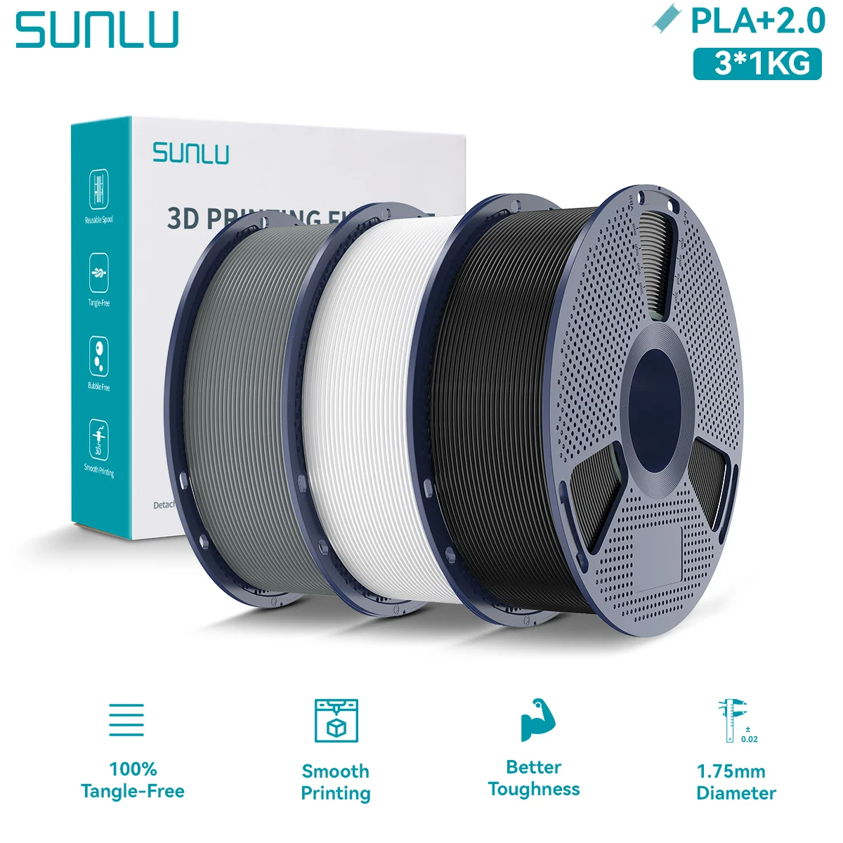 Filament SUNLU PLA Plus 
