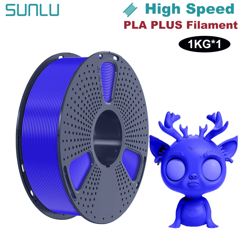 Filament SUNLU PLA Plus High-Speed Niebieski (BLUE)