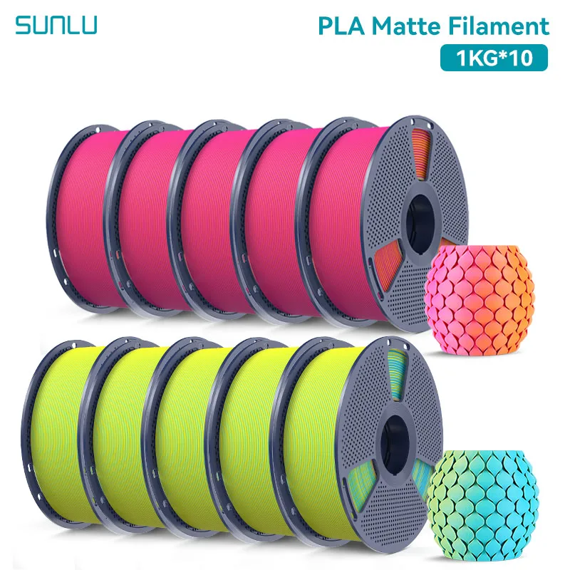 Filament SUNLU PLA  Dwukolorowy Matowy (DUAL MATTE)