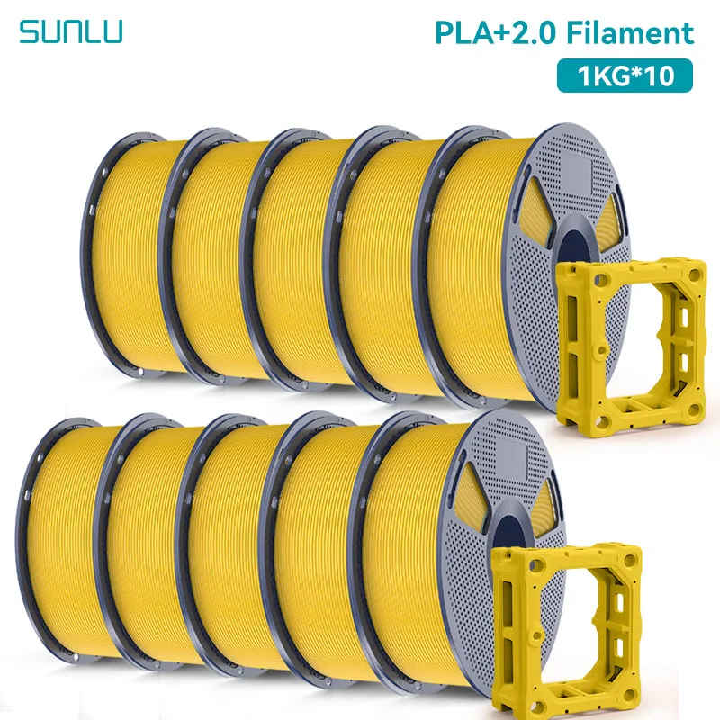 Filament SUNLU PLA Plus Żółty (YELLOW)