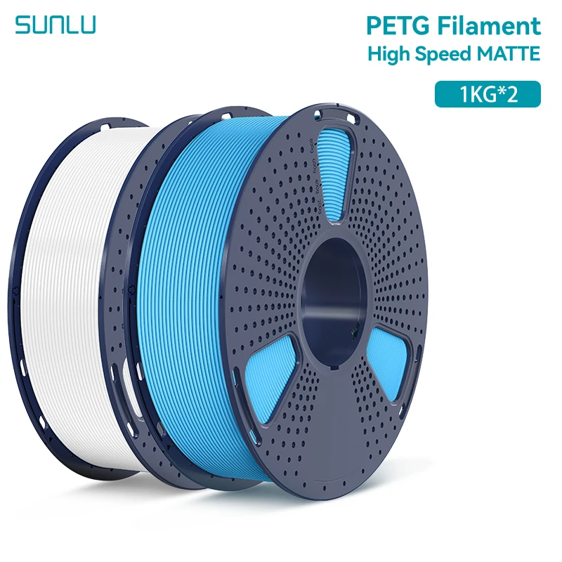 Filament SUNLU PETG High-Speed Niebieski Matowy (BLUE MATTE)