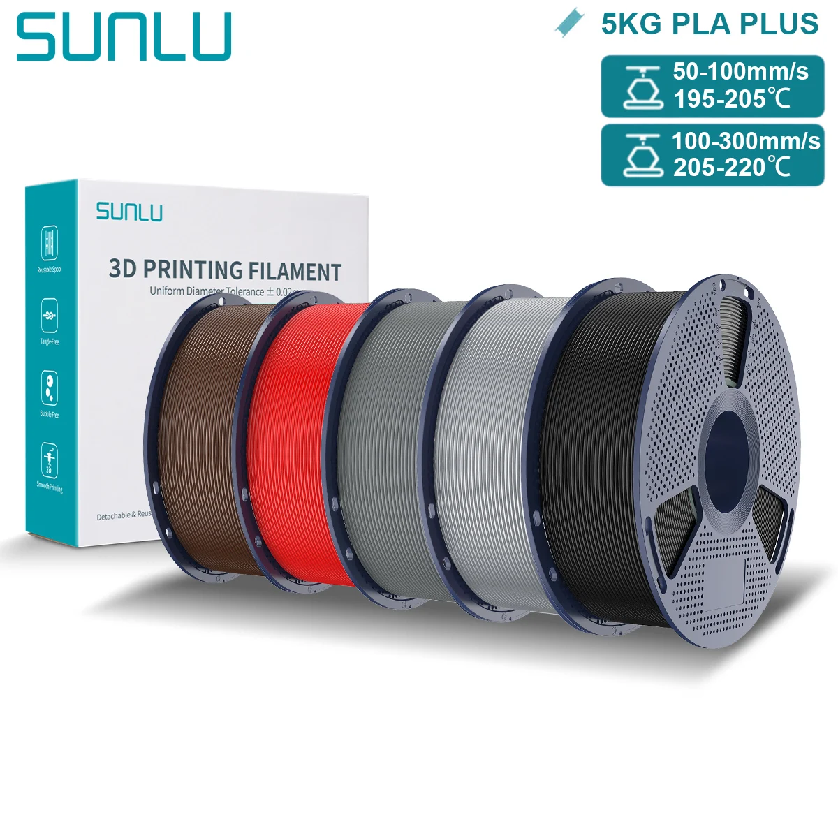 Filament SUNLU PLA Plus 