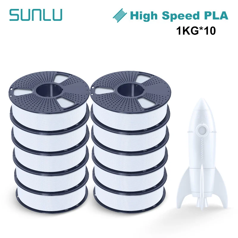 Filament SUNLU PLA High-Speed Biały (WHITE)