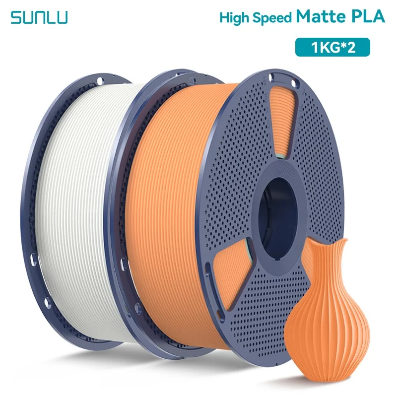 Filament SUNLU PLA High-Speed Pomarańczowy Matowy (ORANGE MATTE)