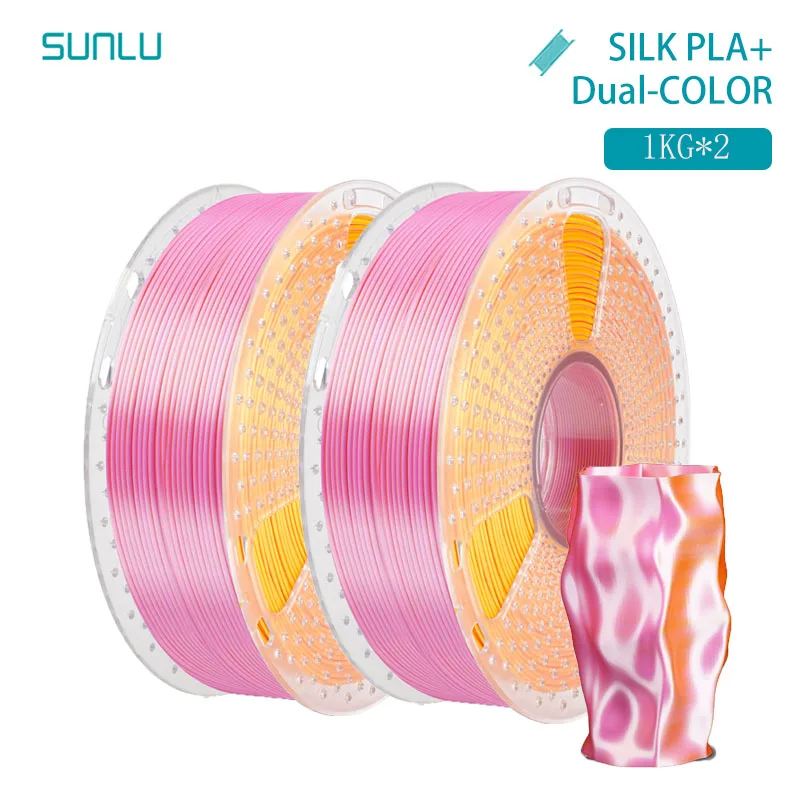 Filament SUNLU PLA  Dwukolorowy Jedwabny (DUAL SILK)