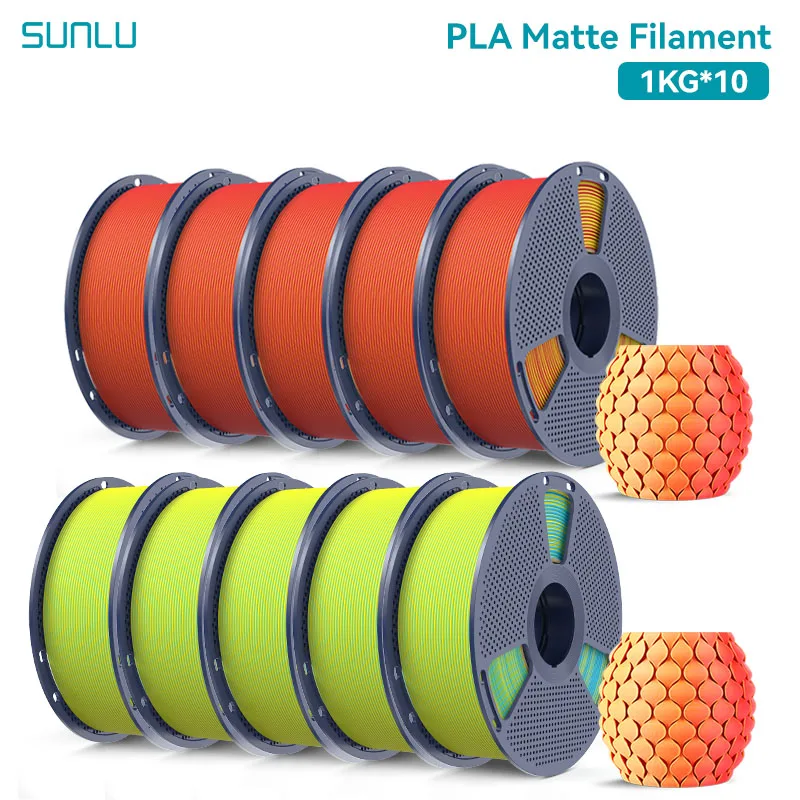 Filament SUNLU PLA Dwukolorowy Matowy (DUAL MATTE)