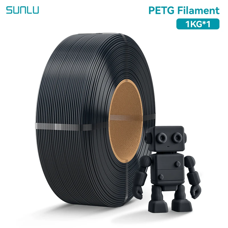 Filament SUNLU PETG Plus Czarny (BLACK)
