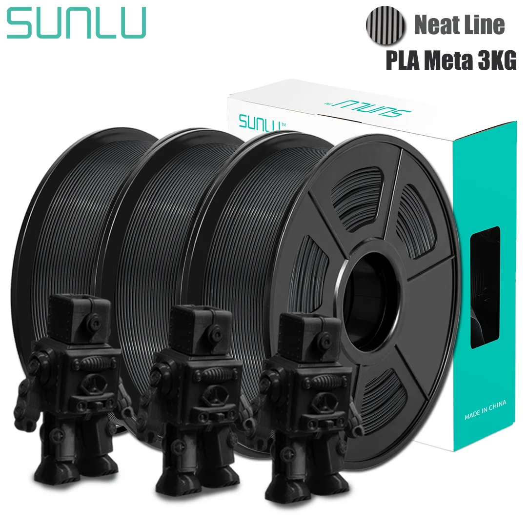 Filament SUNLU PLA Czarny (BLACK)