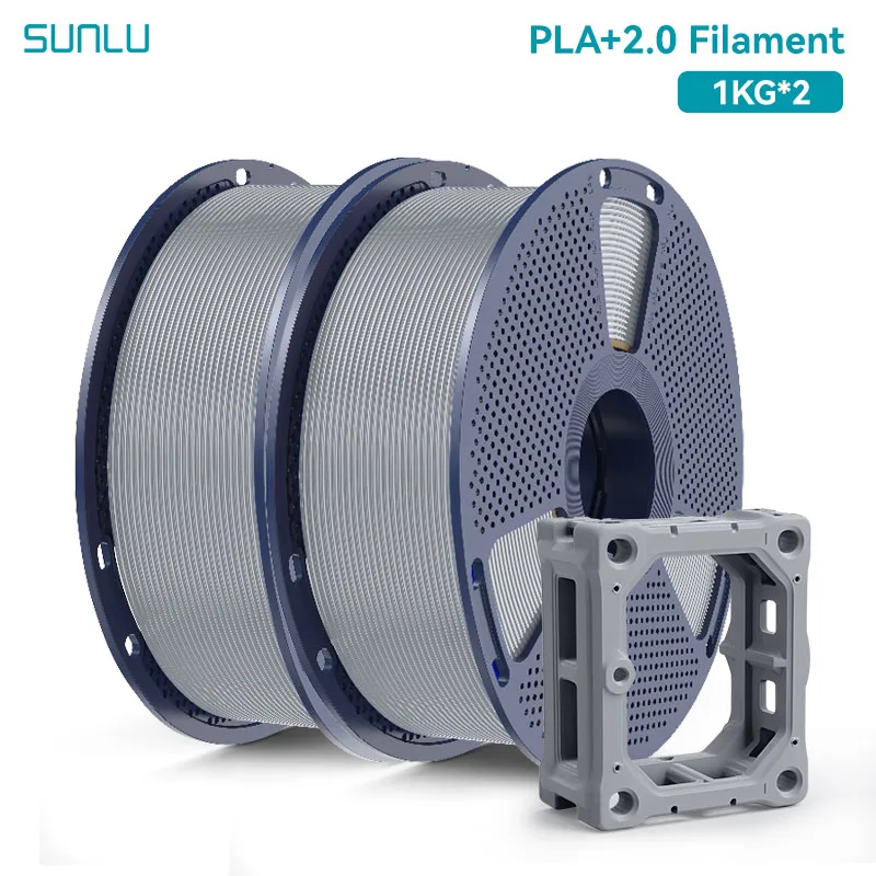 Filament SUNLU PLA Plus Srebrny (SILVER)