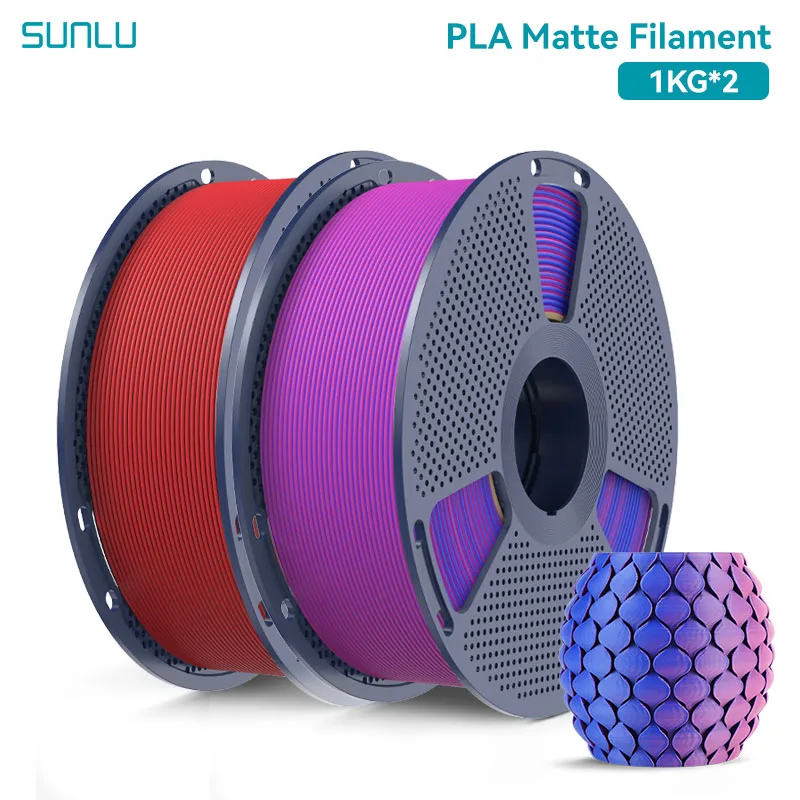 Filament SUNLU PLA  Dwukolorowy Matowy (DUAL MATTE)