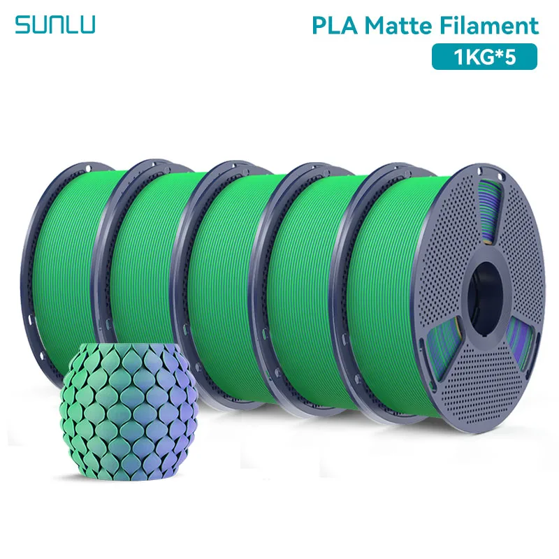 Filament SUNLU PLA Fioletowy Dwukolorowy Matowy (PURPLE DUAL MATTE)