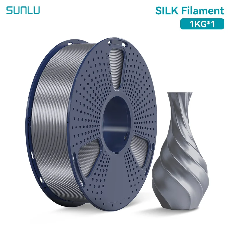 Filament SUNLU PLA Szary Jedwabny (GRAY SILK)