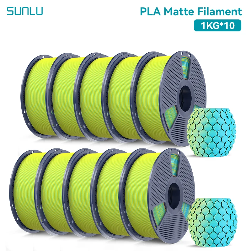 Filament SUNLU PLA Niebieski Dwukolorowy Matowy (BLUE DUAL MATTE)