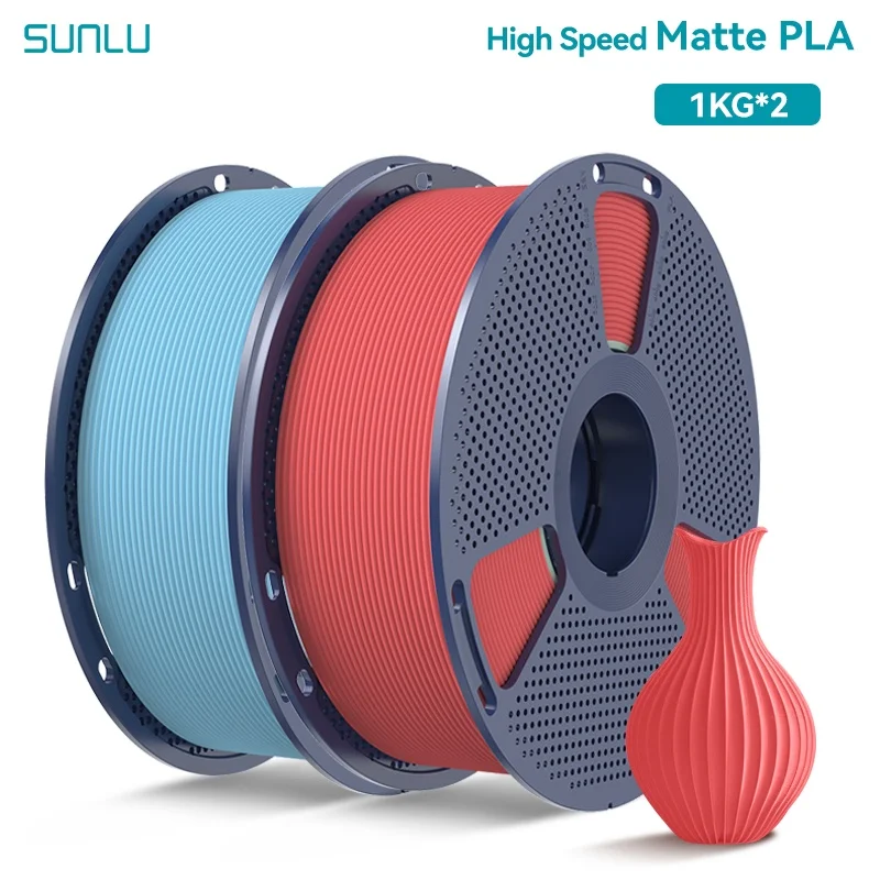 Filament SUNLU PLA High-Speed Niebieski Matowy (BLUE MATTE)