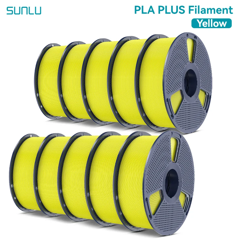 Filament SUNLU PLA Plus Żółty (YELLOW)