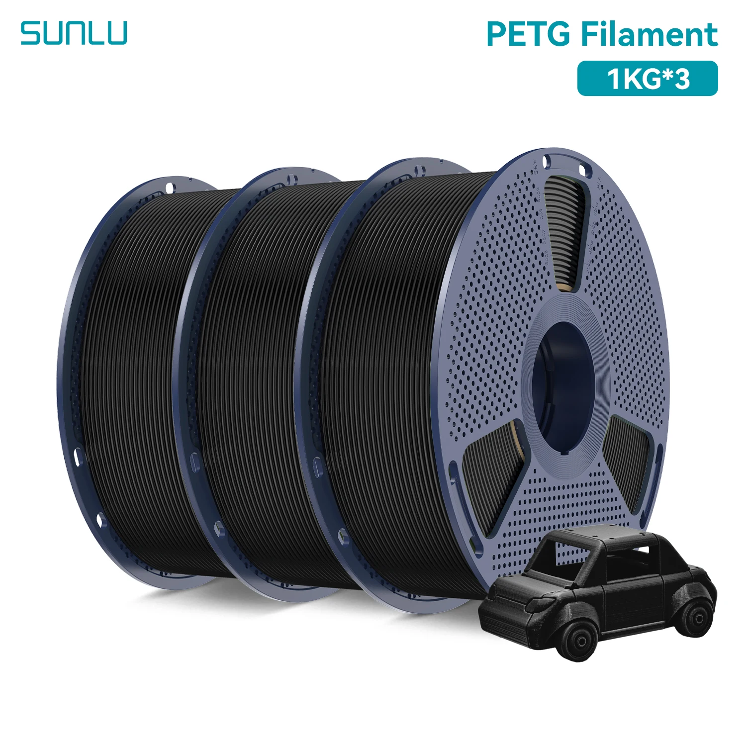 Filament SUNLU PETG Czarny (BLACK)