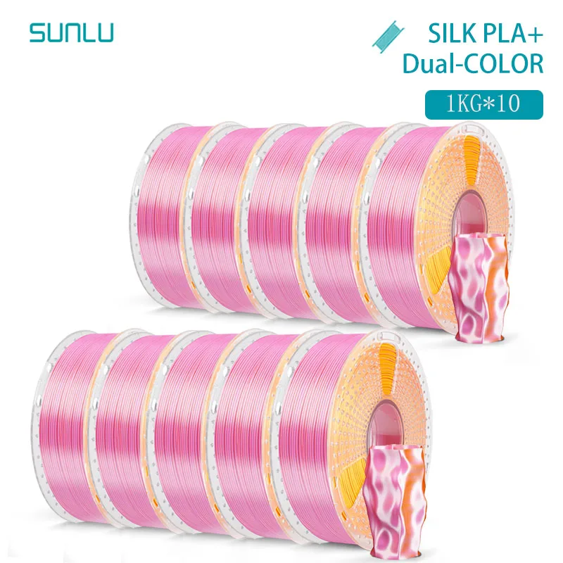 Filament SUNLU PLA  Dwukolorowy Jedwabny (DUAL SILK)