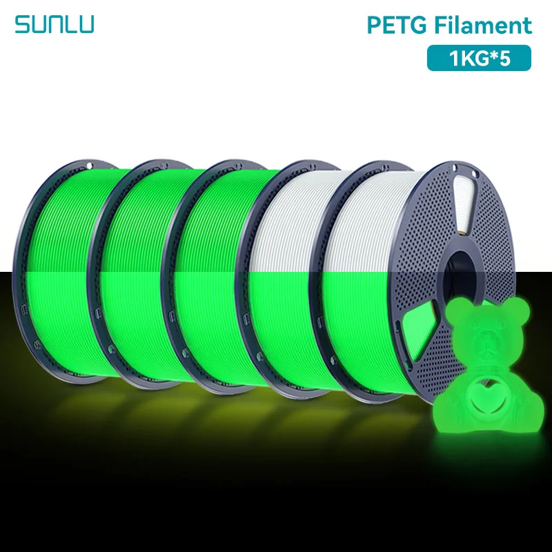 Filament SUNLU PETG Świecący w ciemności (GLOW)