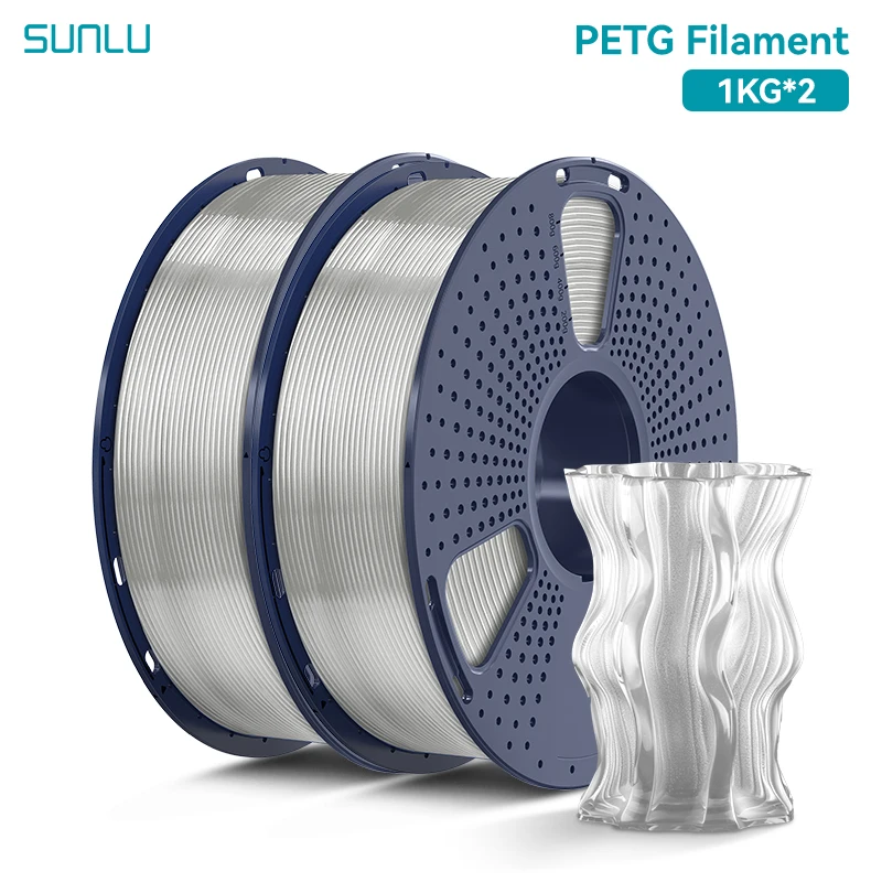Filament SUNLU PETG Naturalny Przezroczysty (NATURAL TRANSPARENT)