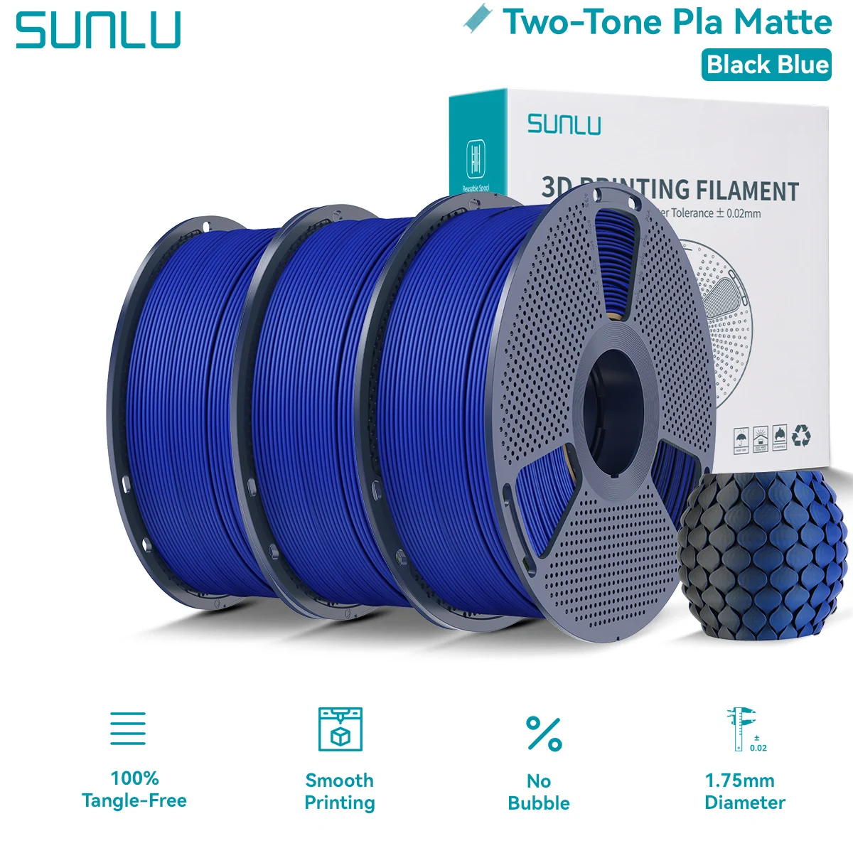 Filament SUNLU PLA  Matowy (MATTE)