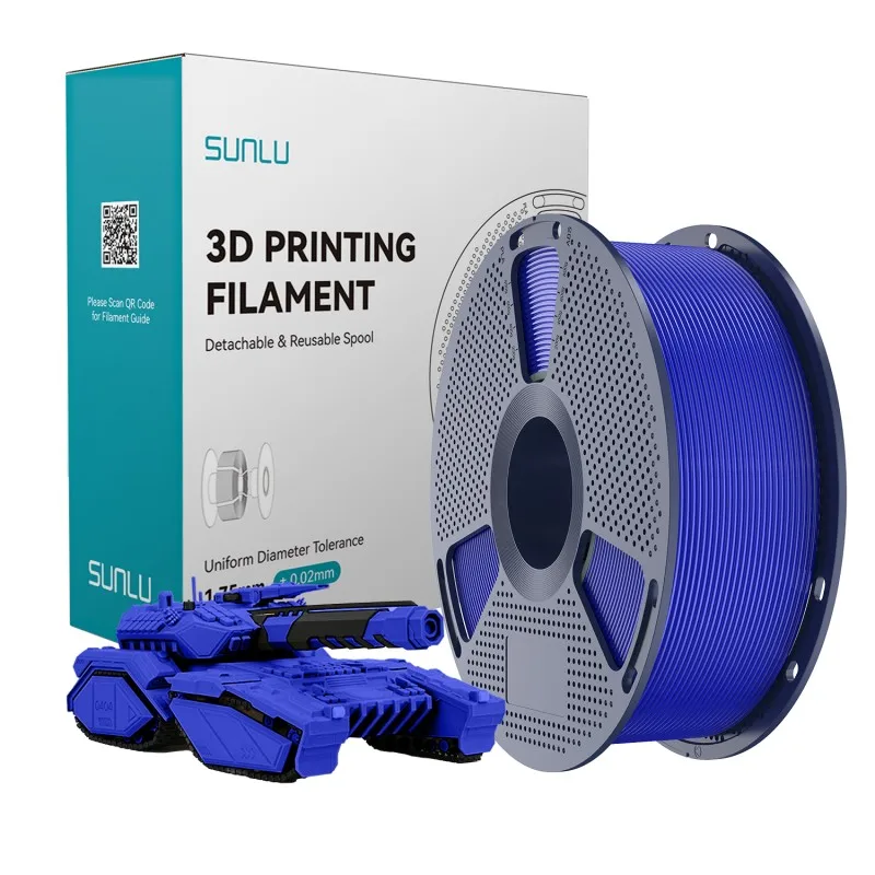 Filament SUNLU PLA Plus Niebieski (BLUE)