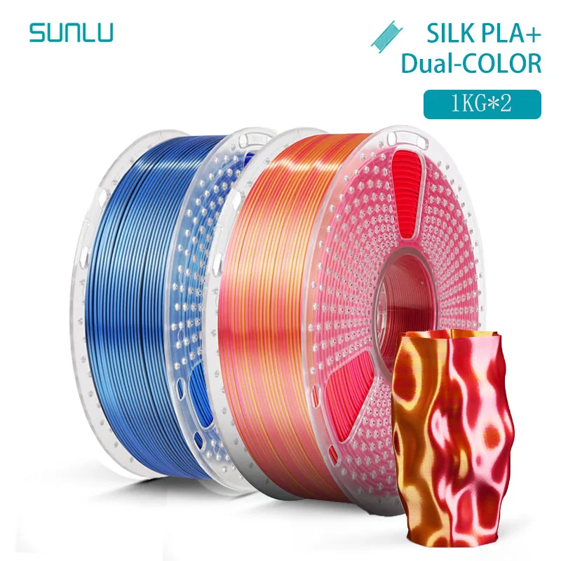 Filament SUNLU PLA  Dwukolorowy Jedwabny (DUAL SILK)