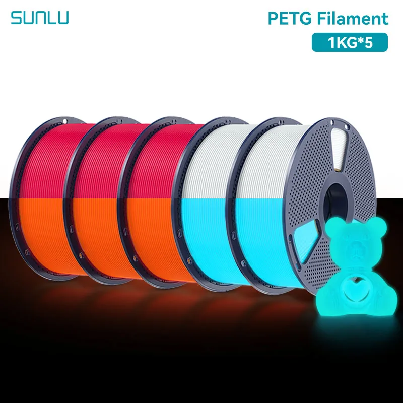 Filament SUNLU PETG Świecący w ciemności (GLOW)