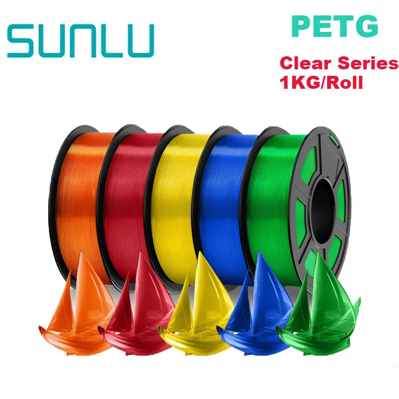 Filament SUNLU PETG Naturalny Przezroczysty (NATURAL TRANSPARENT)